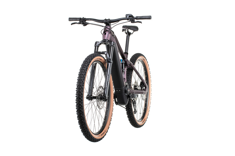 Cube horské elektrokolo STEREO HYBRID 120 RACE smokylilac black